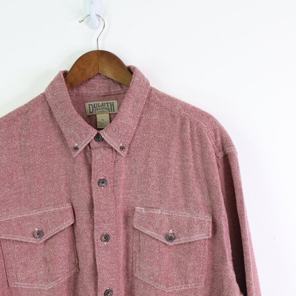 Duluth Trading Co. Soft Cotton Flannel Red Size XL - Picture 1 of 7
